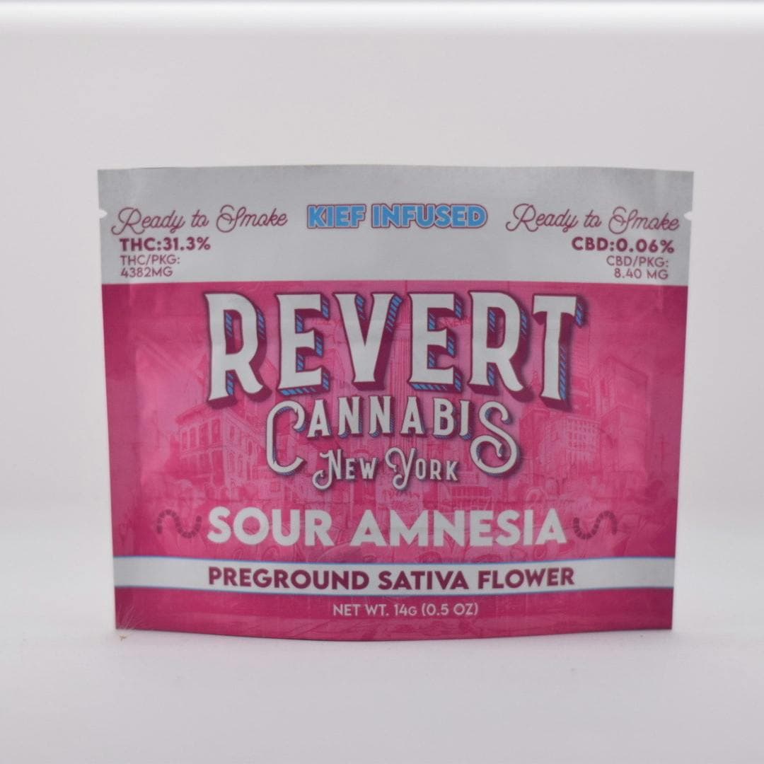 product image for Sour Amnesia Kief Infused Pre-ground Flower 14G