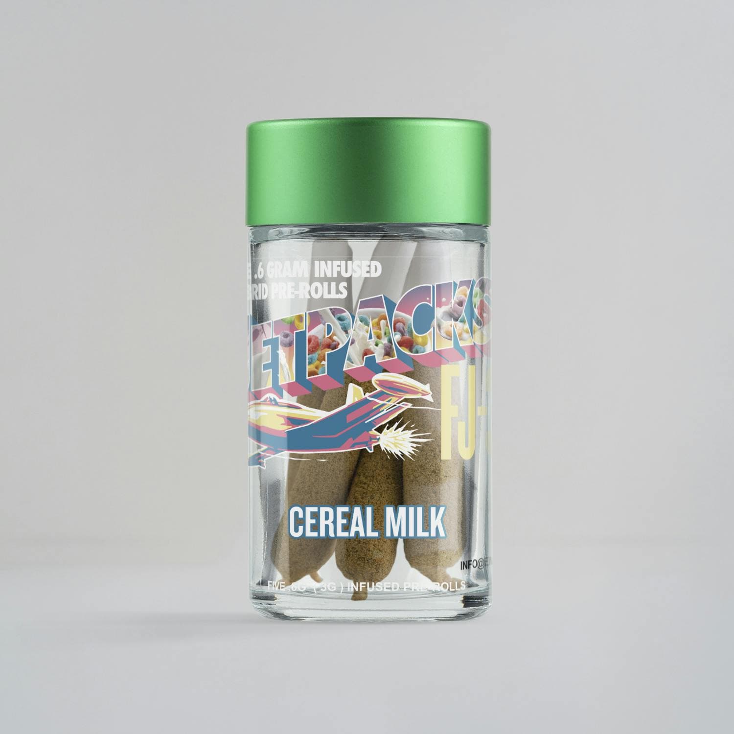 Cereal Milk "FJ-3" Infused 5 Pack Pre-Rolls 3G - Jetpacks