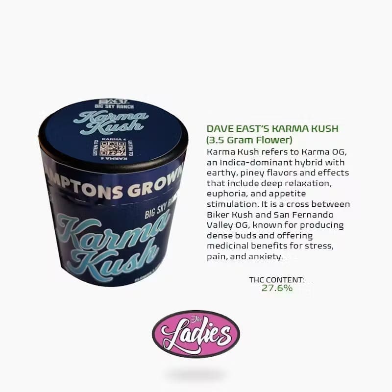 product image for Dave East's "Karma Kush" Flower 3.5G