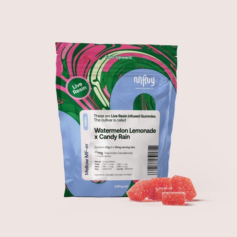 product image for Watermelon Lemonade x Candy Rain Live Resin Gummies 10 pk