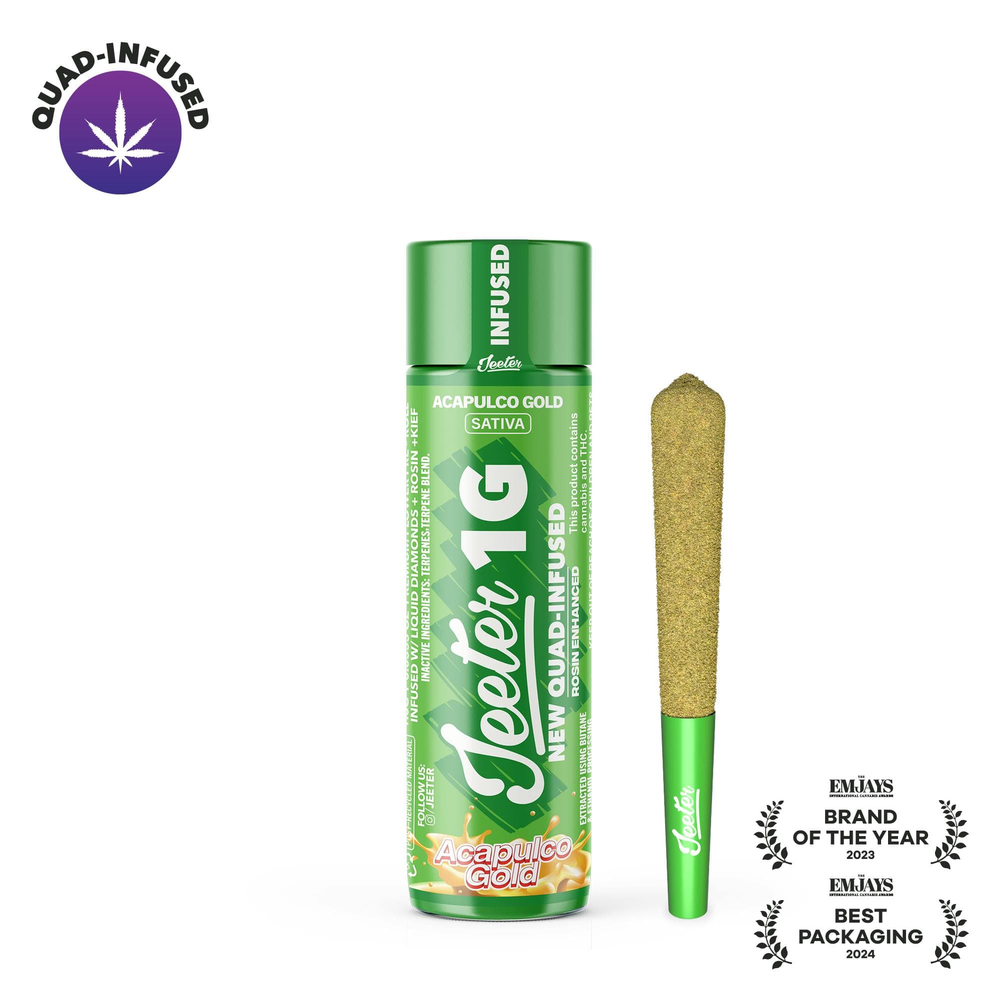 product image for Acapulco Gold Quad-Infused Jeeter Joint 1g