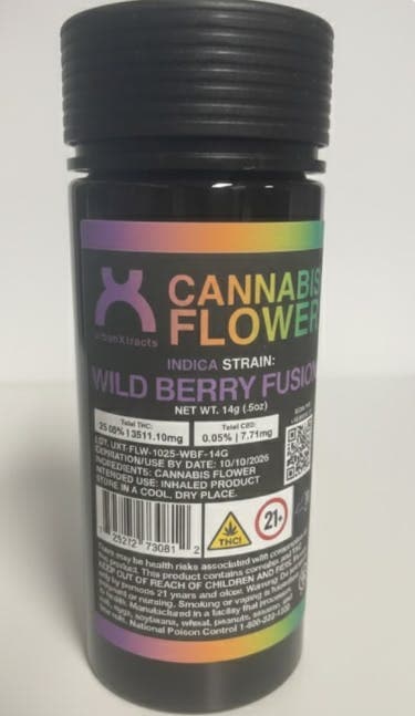 Wild Berry Fusion • Flower • 14G - urbanXtracts | Treehouse Cannabis