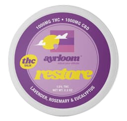 Ayrloom | Restore 1:1 Topical | 1000MG THC : 1000MG CBD
