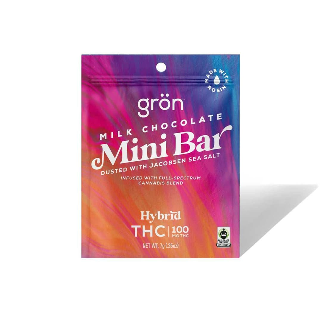 Milk Chocolate Mini Bar - THC - Hybrid - Grön | Treehouse Cannabis