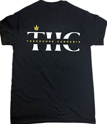 Treehouse Chest Logo Premium Heavy Cotton T-Shirt - Treehouse Cannabis