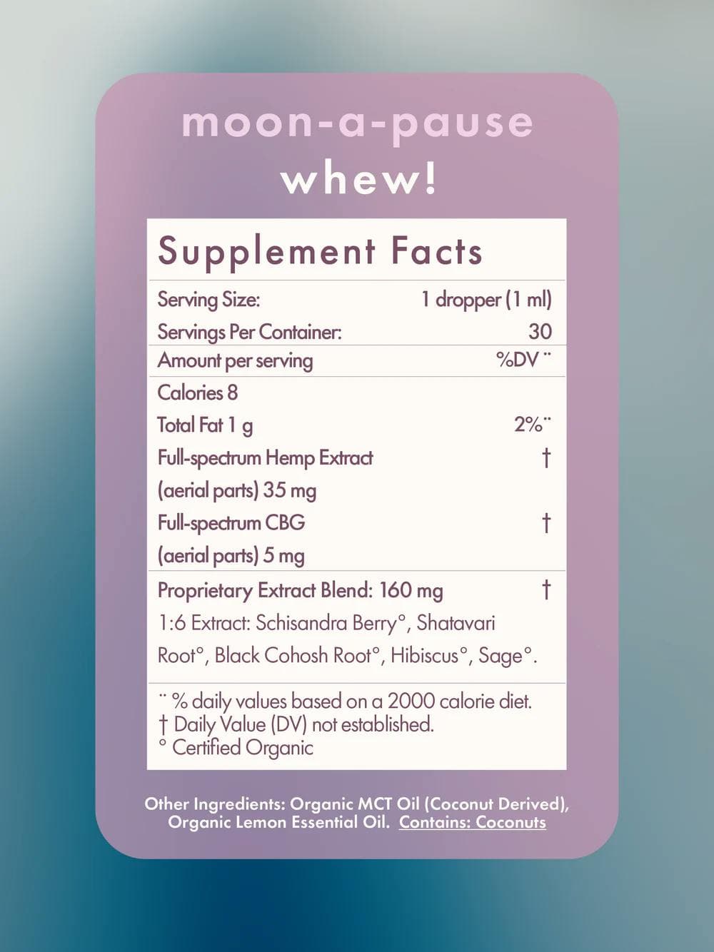 Moon-a-pause • 1050mg CBD • 150mg CBG - Xula Herbs | Treehouse Cannabis