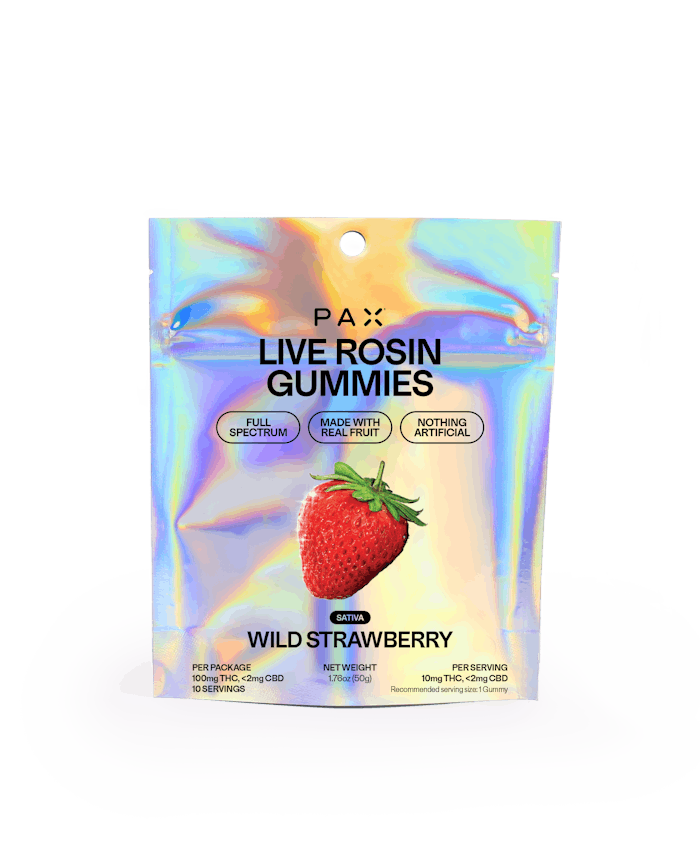product image for Raspberry Lime Live Rosin Gummies 10 pack 100mg