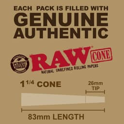 Raw Classic | Cones 1 1/4 | 6 Pack