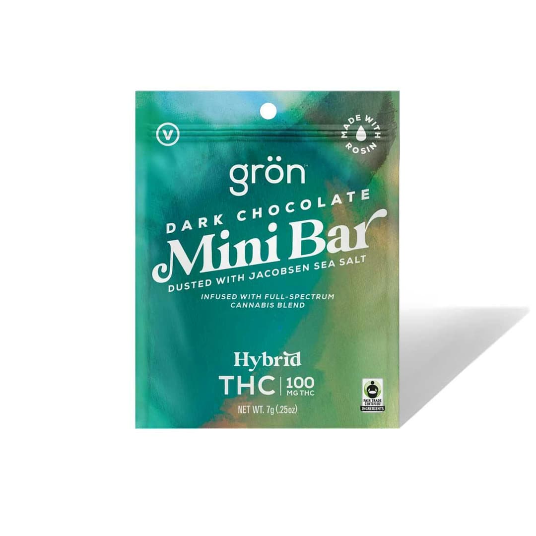 Dark Chocolate Mini Bar - THC - Hybrid - Grön | Treehouse Cannabis