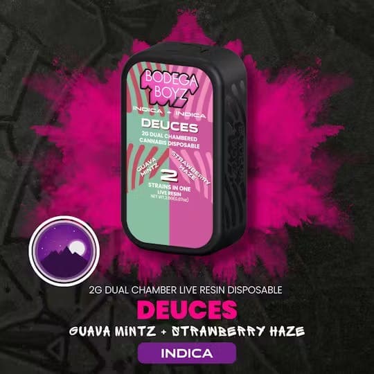 Guava Mintz X Strawberry Haze • Live Resin AIO Disposable • 2g - BODEGA BOYZ | Treehouse Cannabis