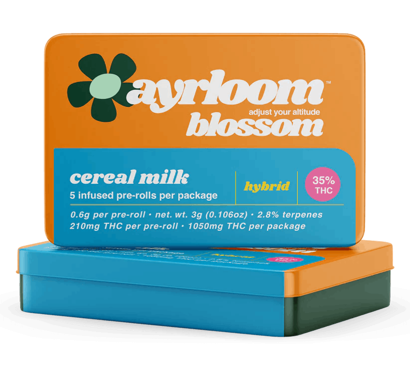 Ayrloom • Cereal Milk Infused Pre-Roll • 5 Pack - ayrloom | Treehouse Cannabis