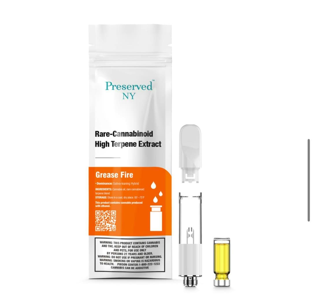 Grease Fire • Cartridge .5G - Preserved NY | Treehouse Cannabis