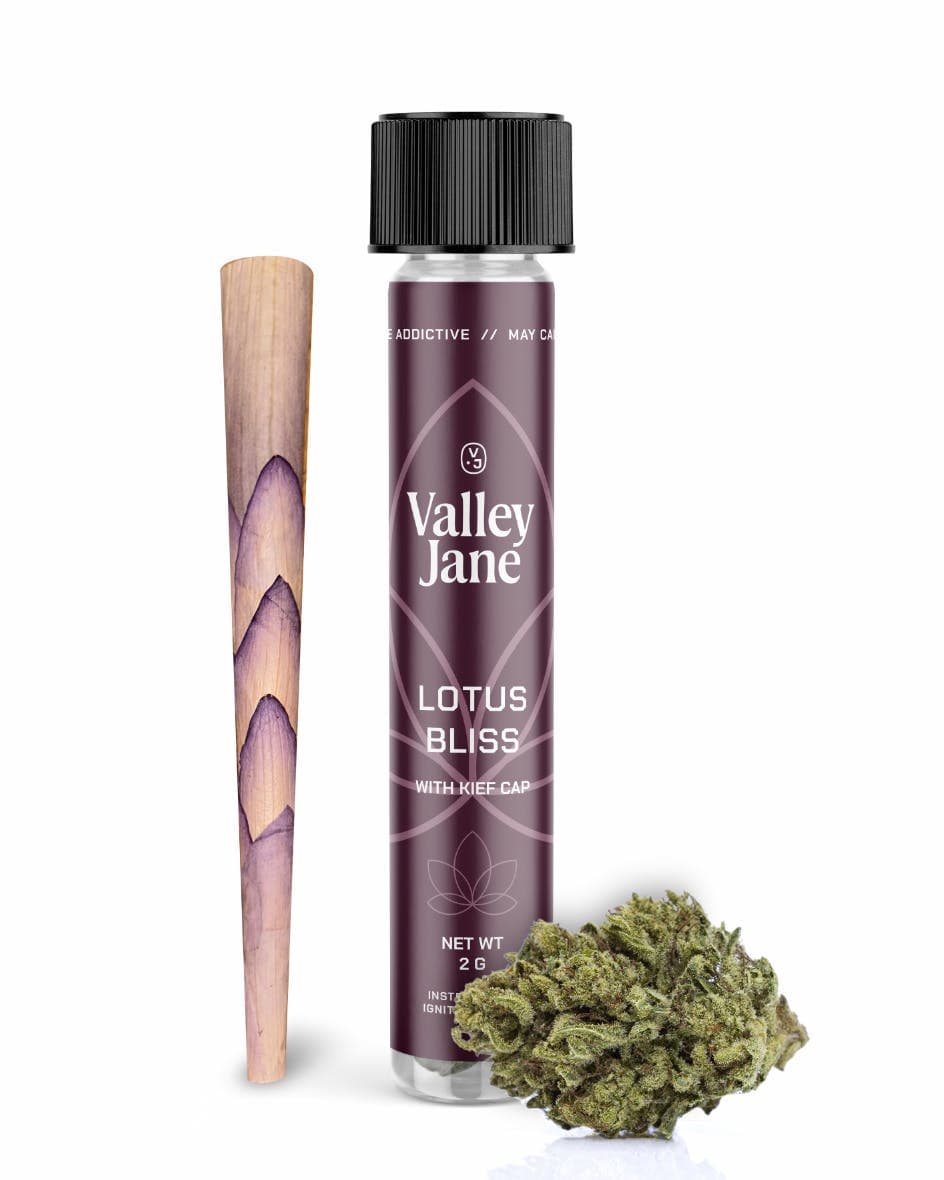 Fanta Sea • Lotus Leaf Pre-roll Kief Cap • 2g - Valley Jane | Treehouse Cannabis