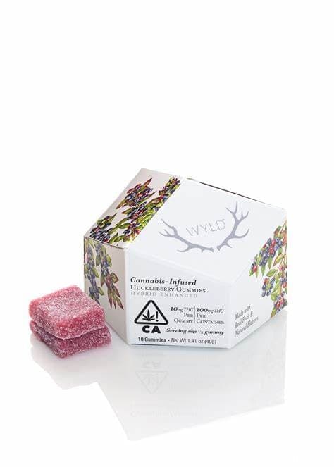 Huckleberry Hybrid Enhanced Gummies THC: 100mg - Wyld