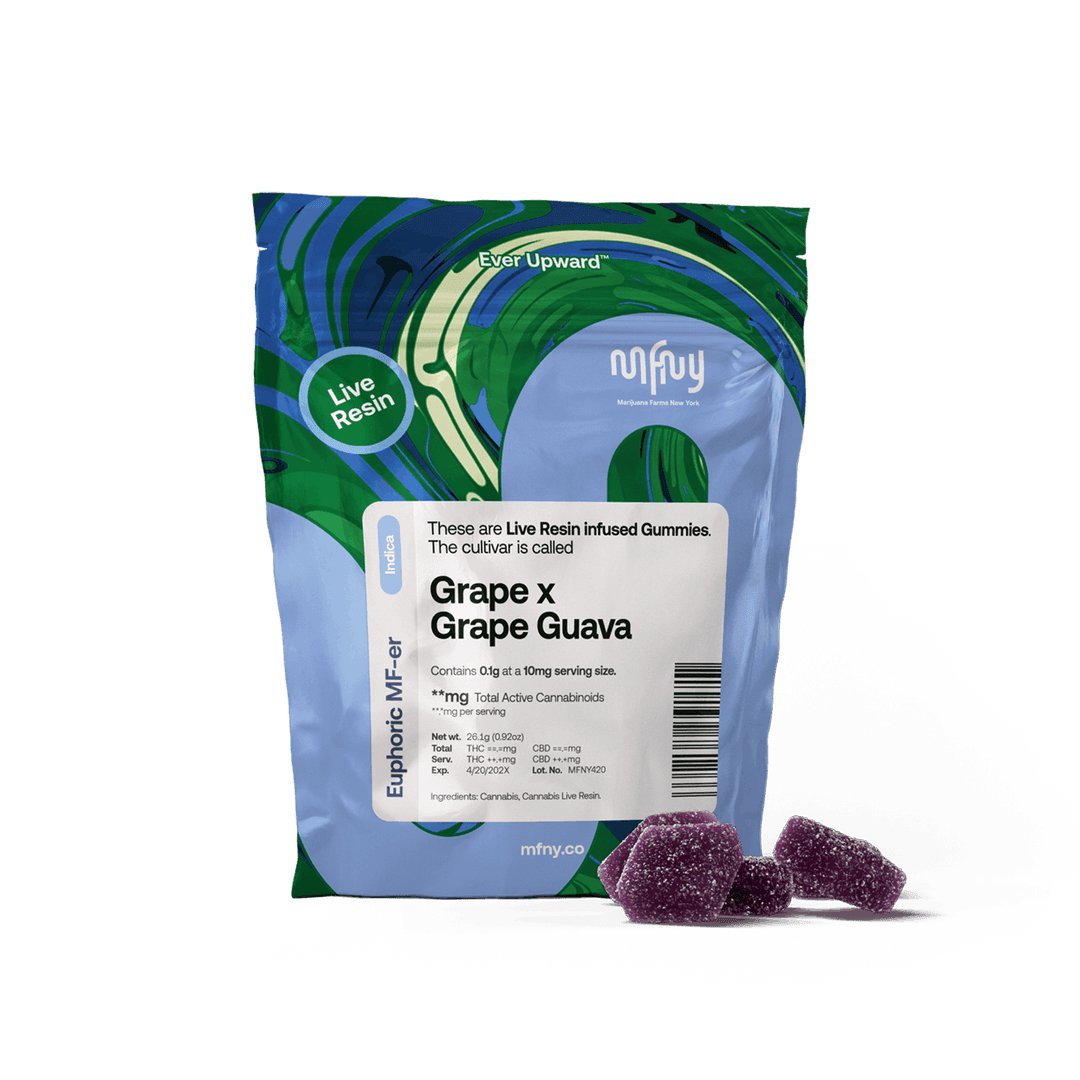Grape x Grape Guava Live Resin Gummies • 10 pk - MFNY | Treehouse Cannabis
