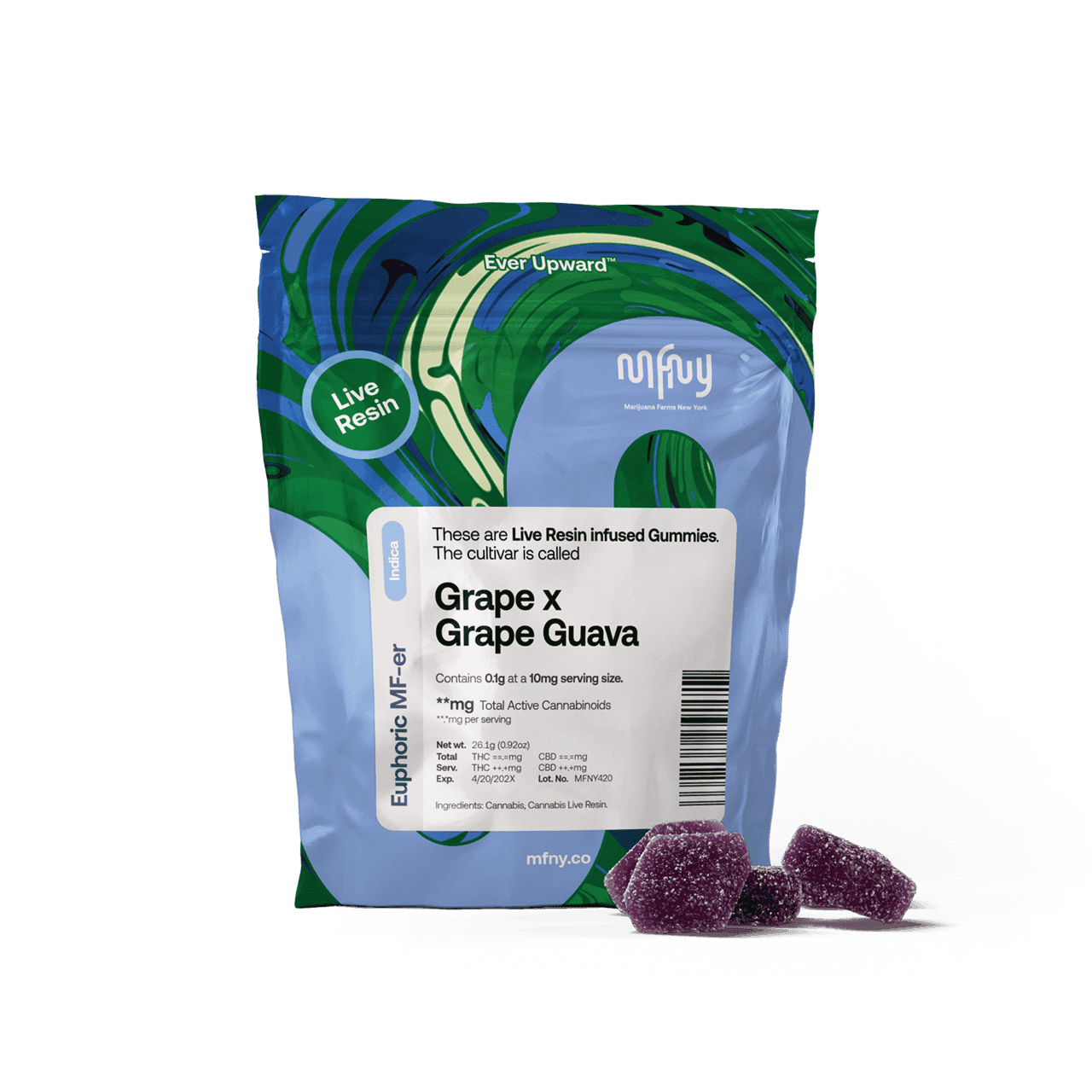 product image for Grape x Grape Guava Live Resin Gummies 10 pk