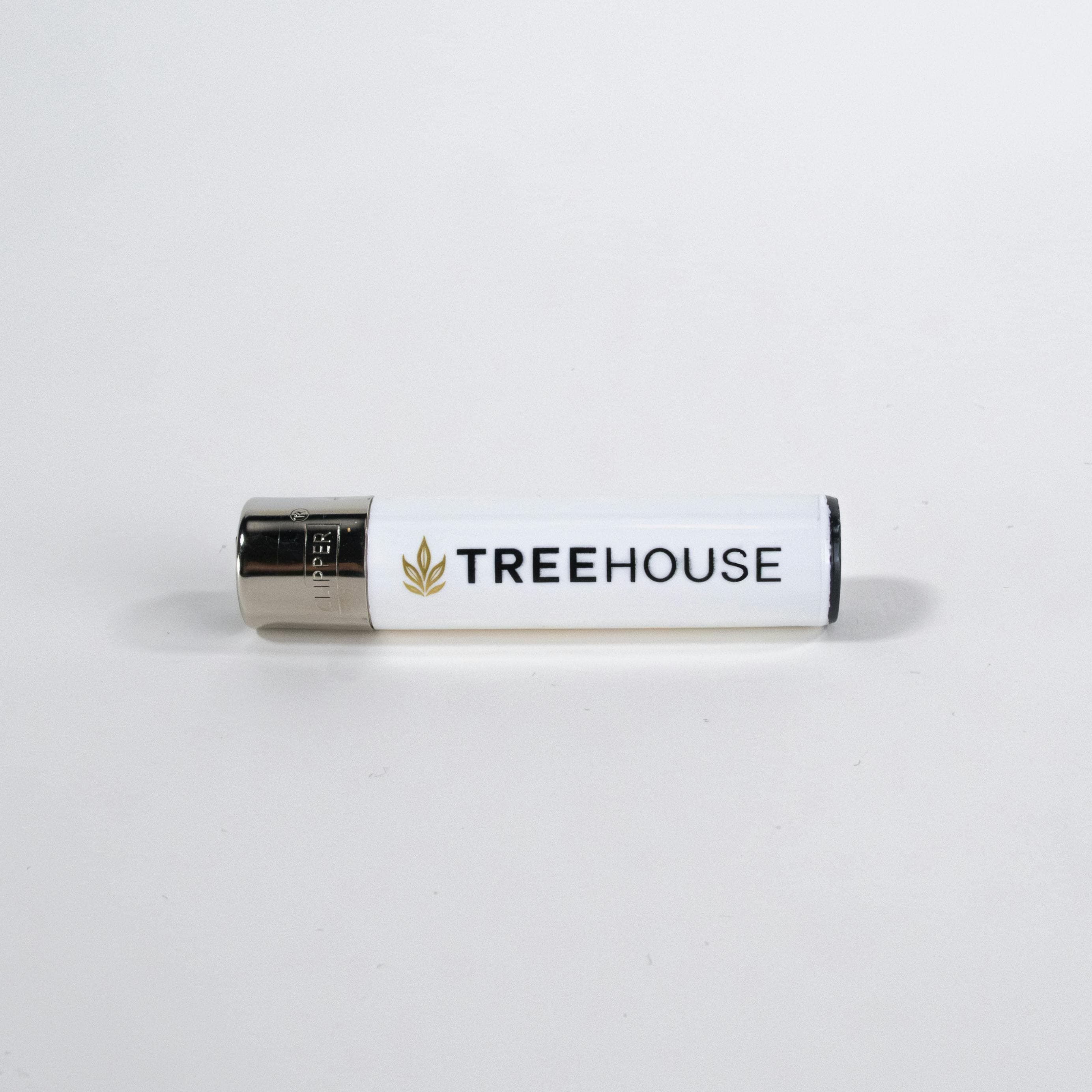 Treehouse Clipper Lighter Single White - Treehouse Cannabis