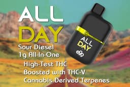 Sour Diesel "All Day" • Disposable Vape • 1g