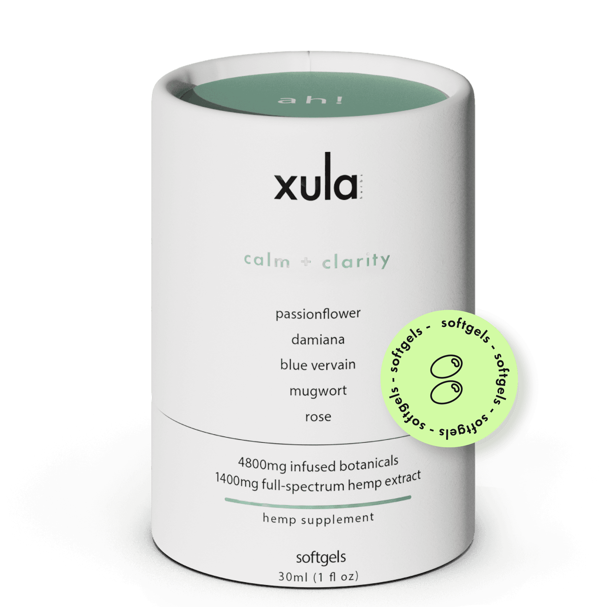 product image for Calm + Clarity 1000mg CBD 400mg CBG 120 Softgel Tablets