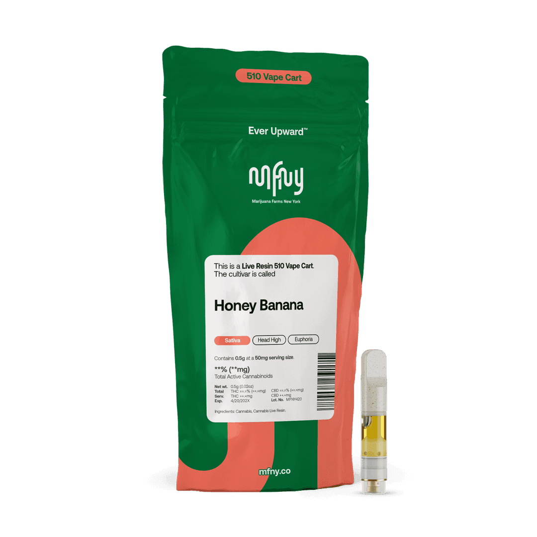 Honey Banana • Live Resin Cartridge • .5G - MFNY | Treehouse Cannabis