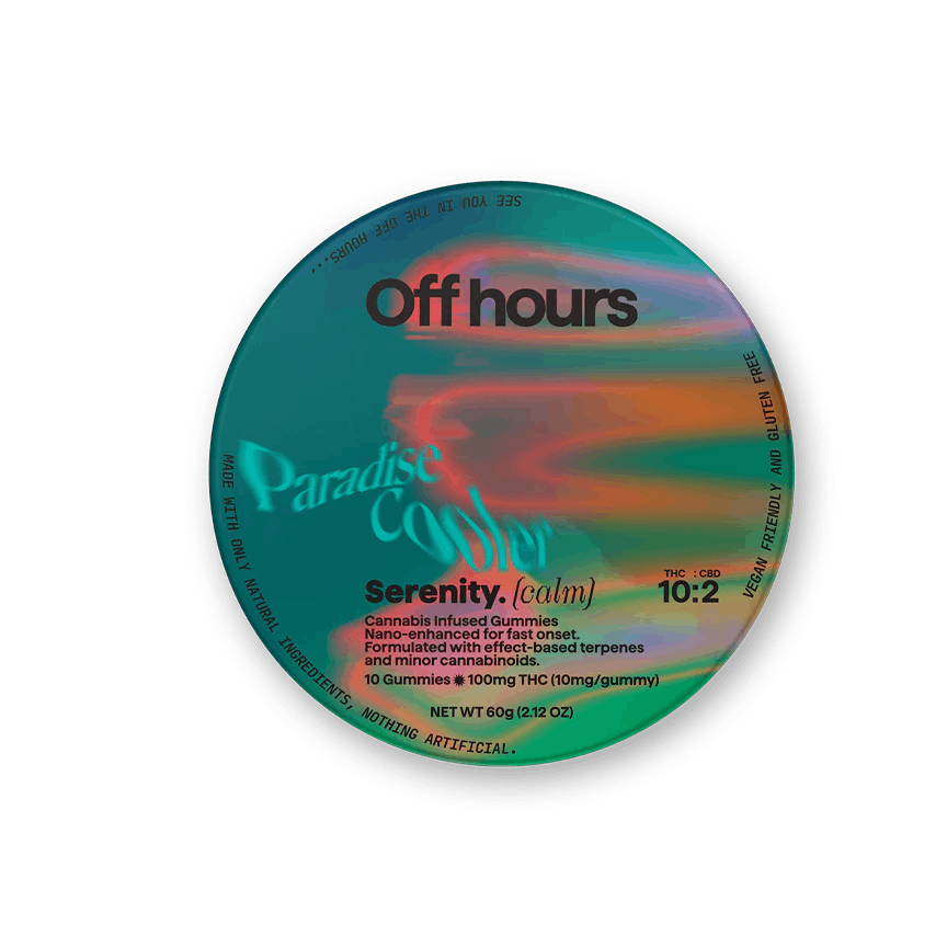 Serenity Gummies • 10 Pack • THC: 100mg, CBD: 20mg - Off Hours | Treehouse Cannabis