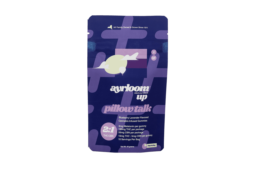 Pillow Talk 2:1 • 10 Pack • Gummies • THC: 100mg, CBN: 50mg - ayrloom | Treehouse Cannabis