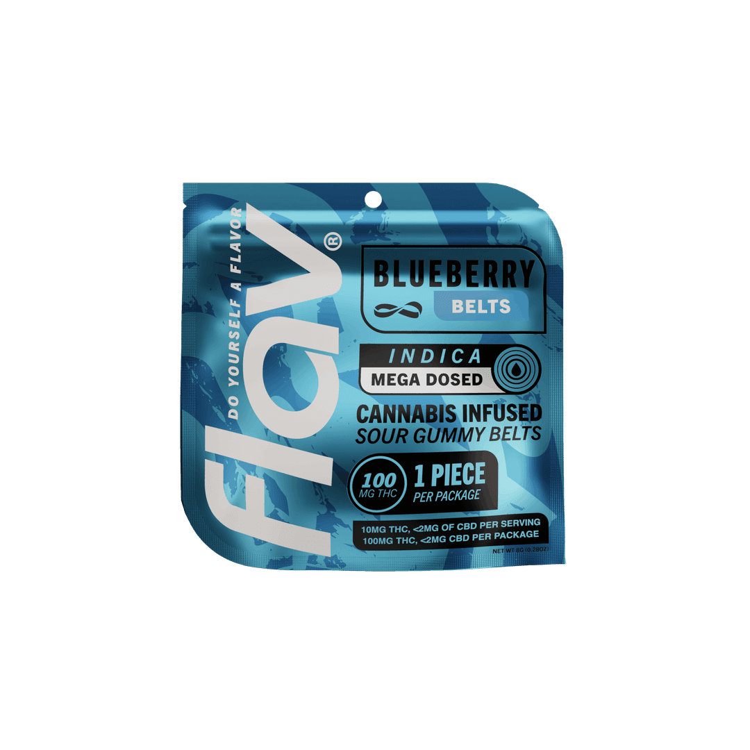 Blueberry Mega Belt - Live Resin - 100mg - Indica - Flav | Treehouse Cannabis
