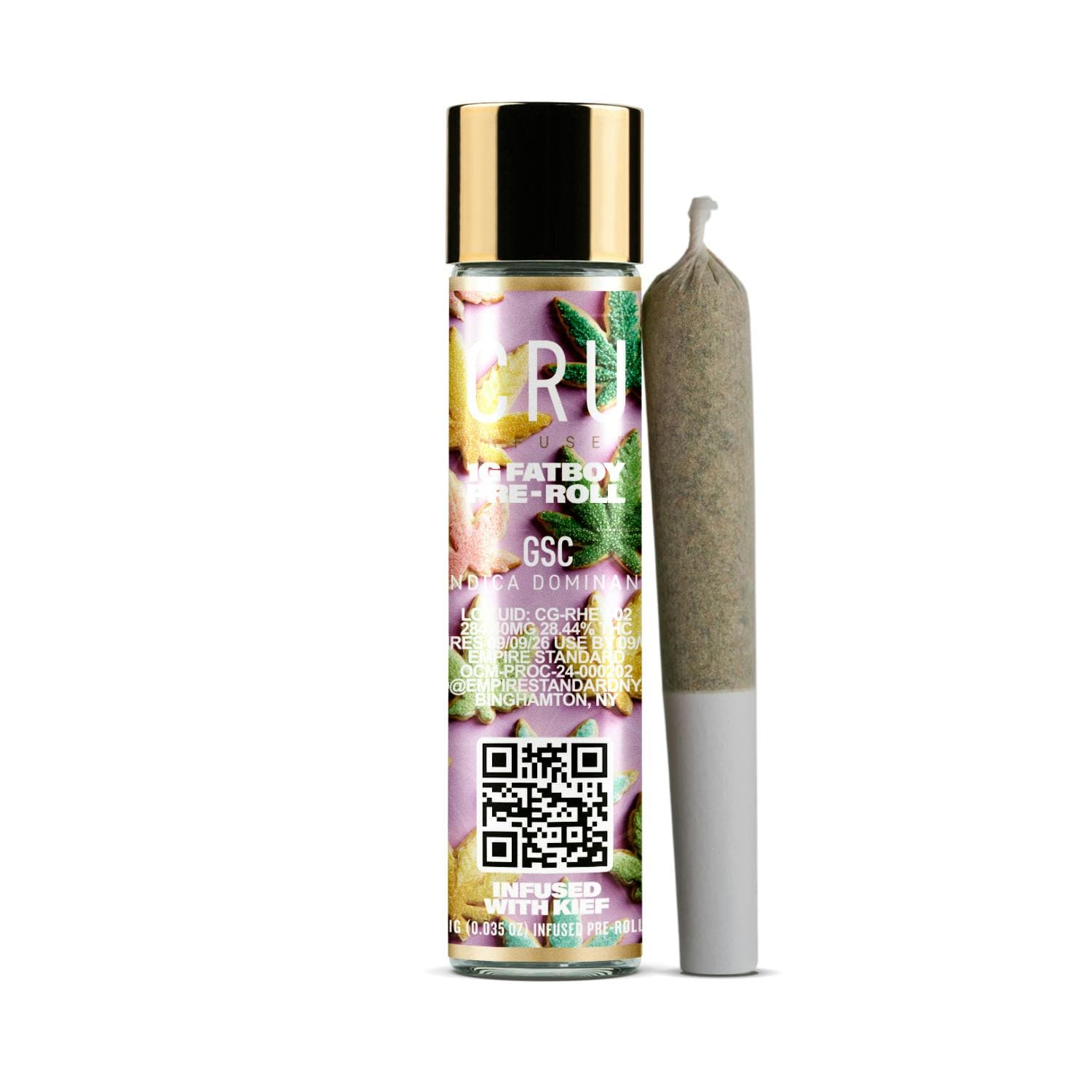 product image for GSC "Girl Scout Cookies" Infused Kief Pre Roll 1g