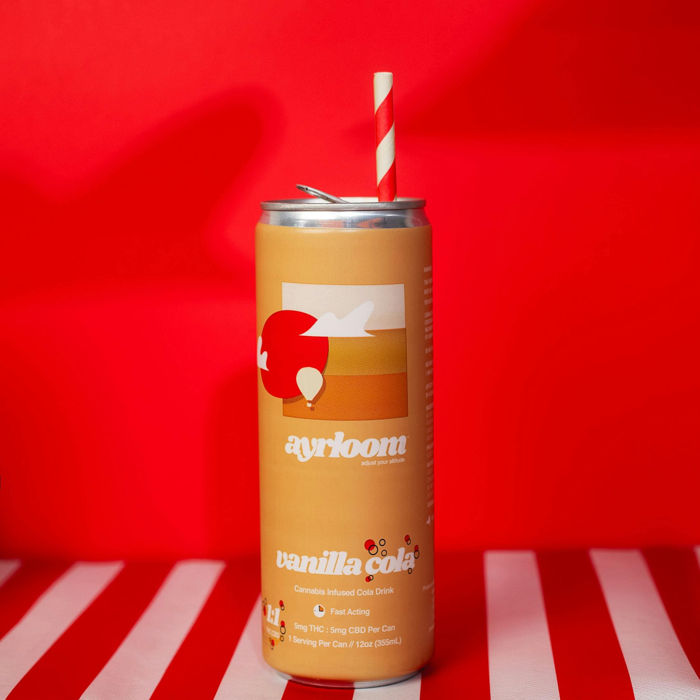 Vanilla Cola 2:1 Infused Beverage THC: 10mg, CBD: 5mg - ayrloom