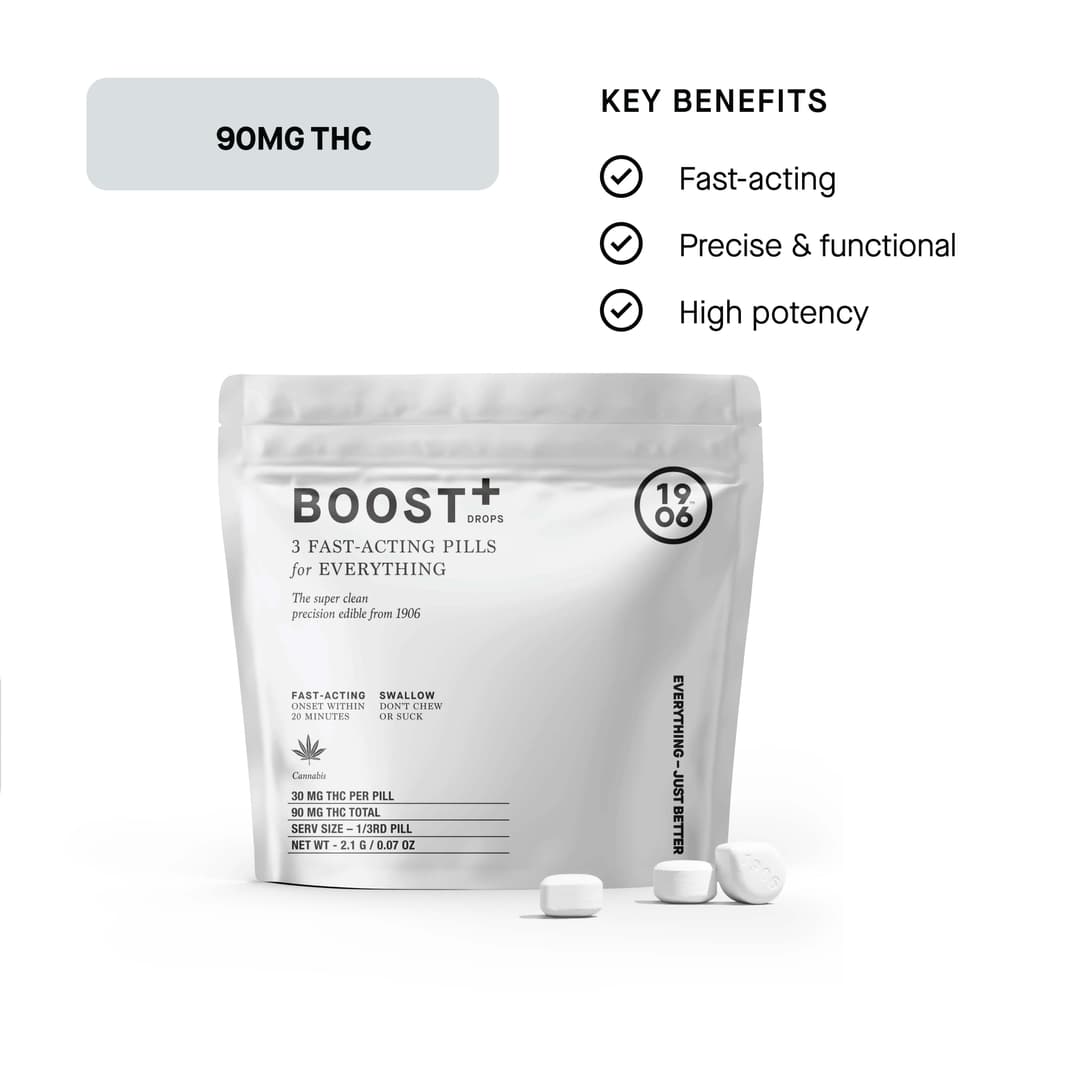 BOOST+ Drops 3-Pack - (1906) | Treehouse Cannabis