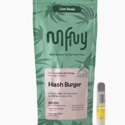 Hash Burger • Live Resin Cartridge • .5G - MFNY | Treehouse Cannabis