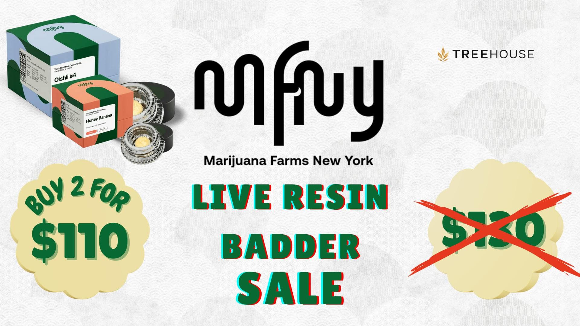 MFNY Live Resin Badder – 2 for $110