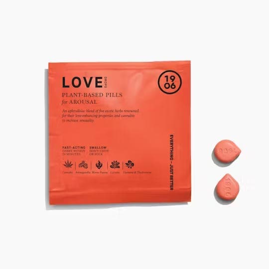 Love 4 Pack Tablets THC: 10mg, CBD: 10mg - (1906)