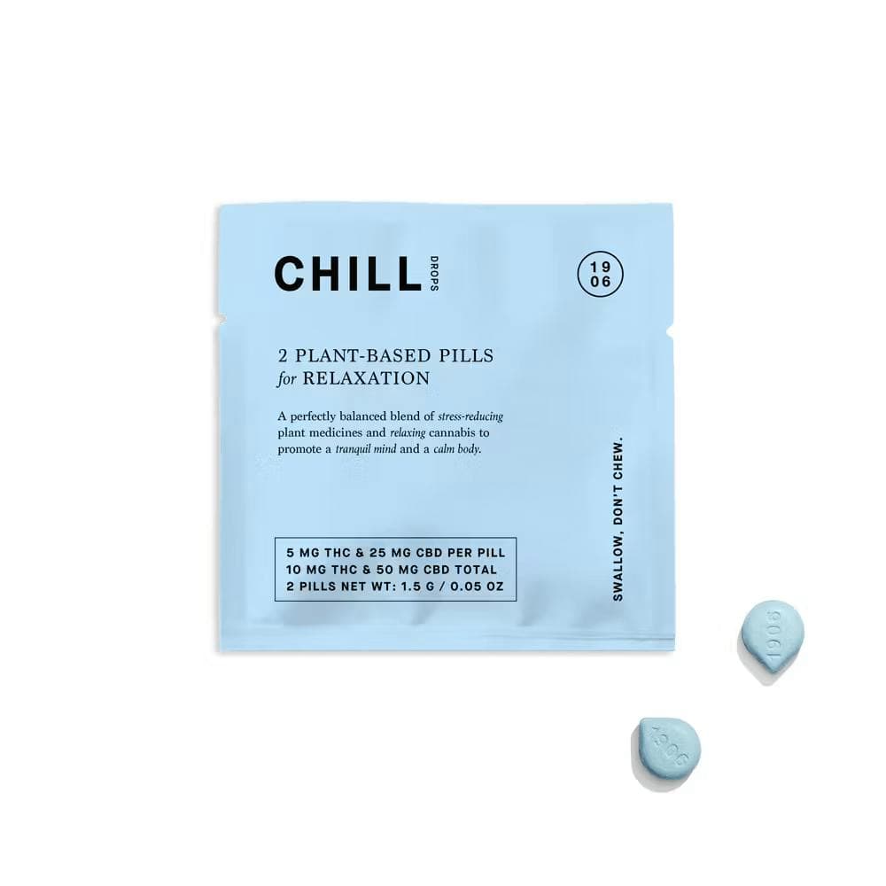 Chill • 2 Pack Tablet • 10mg THC:50mg CBD - (1906) | Treehouse Cannabis