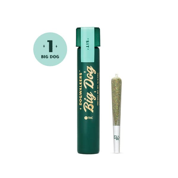Animal Face Big Dog Pre-Roll 0.75g - Dogwalkers