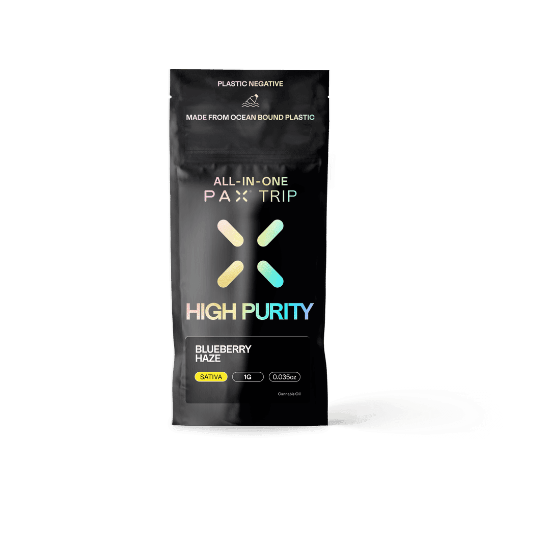 Blueberry Haze • High Purity AIO Disposable • 1g - PAX | Treehouse Cannabis