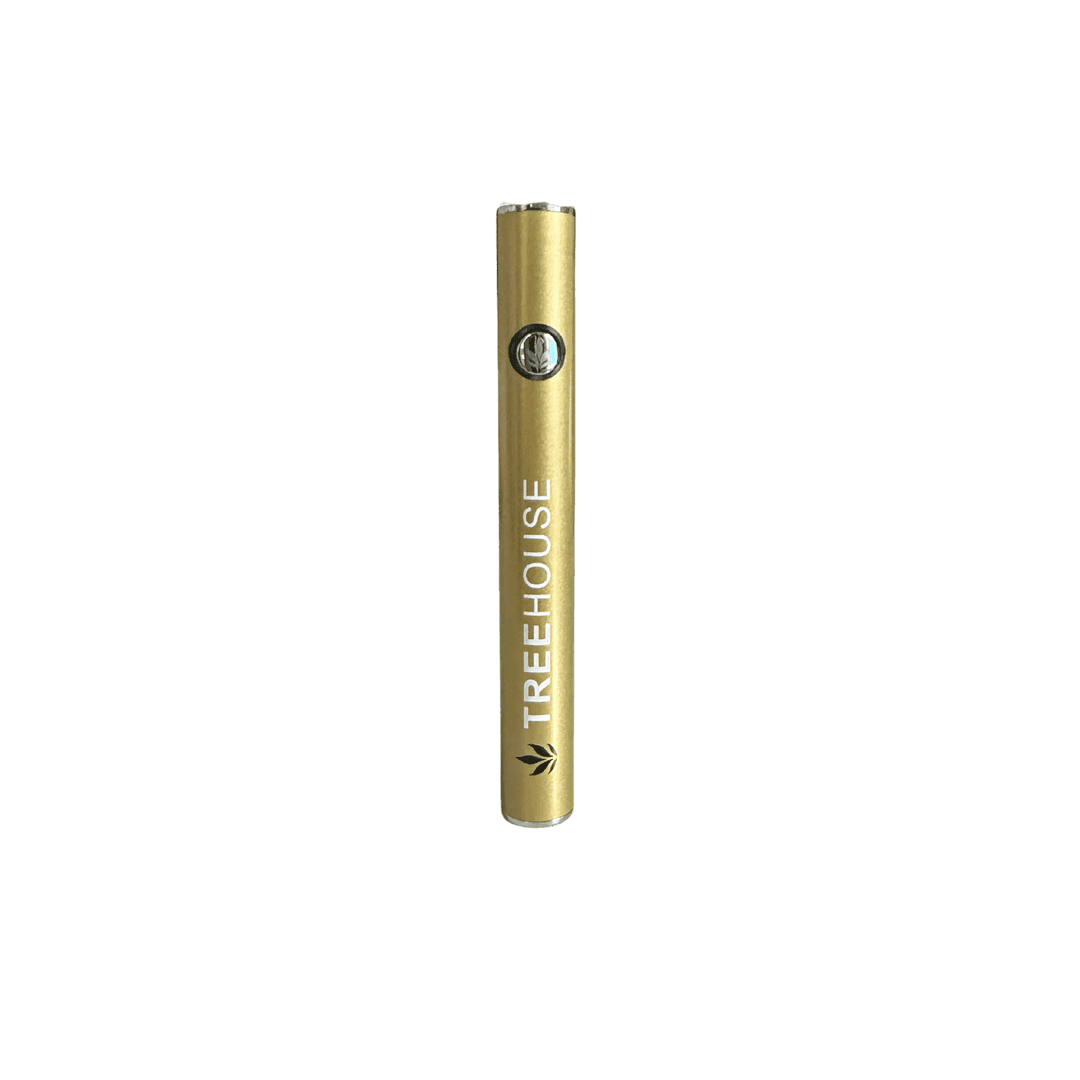 Gold • Slim Pen 510 Vape Battery - Treehouse Cannabis | Treehouse Cannabis