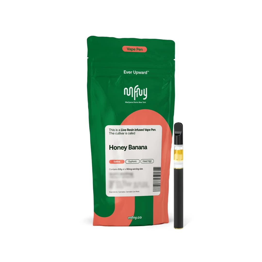 Honey Banana Live Resin Vape Pen • .5G - MFNY | Treehouse Cannabis