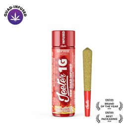 Strawberry Sour Diesel Quad-Infused Jeeter Joint | 1g