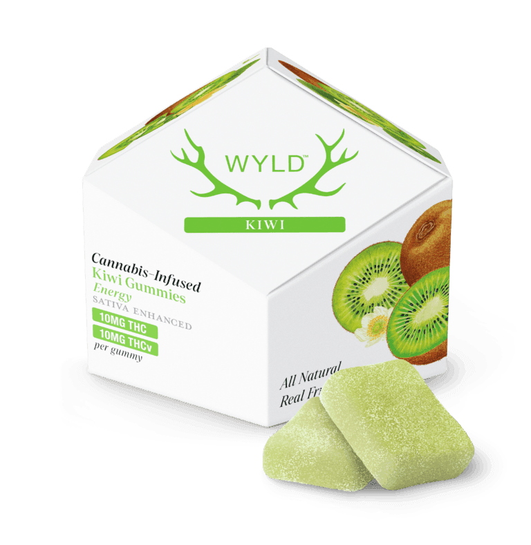 Kiwi 1:1 THCv + Sativa Enhanced Gummies - Wyld | Treehouse Cannabis