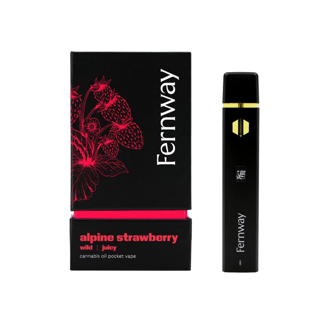 Alpine Strawberry • Fernway • Disposable Vape • .3G - Fernway | Treehouse Cannabis