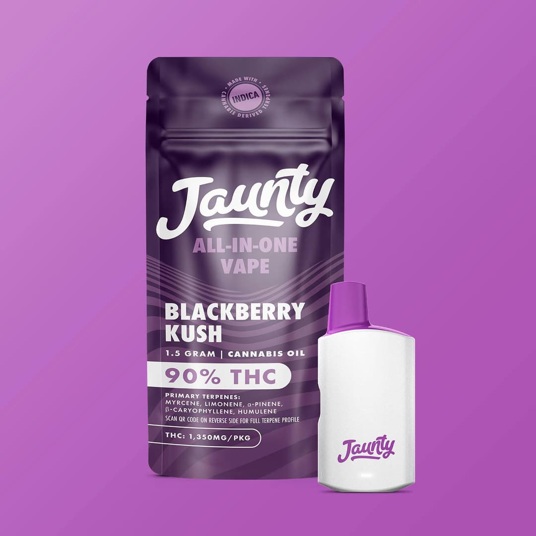 Blackberry Kush • Disposable/Palm • 1.5G - Jaunty | Treehouse Cannabis