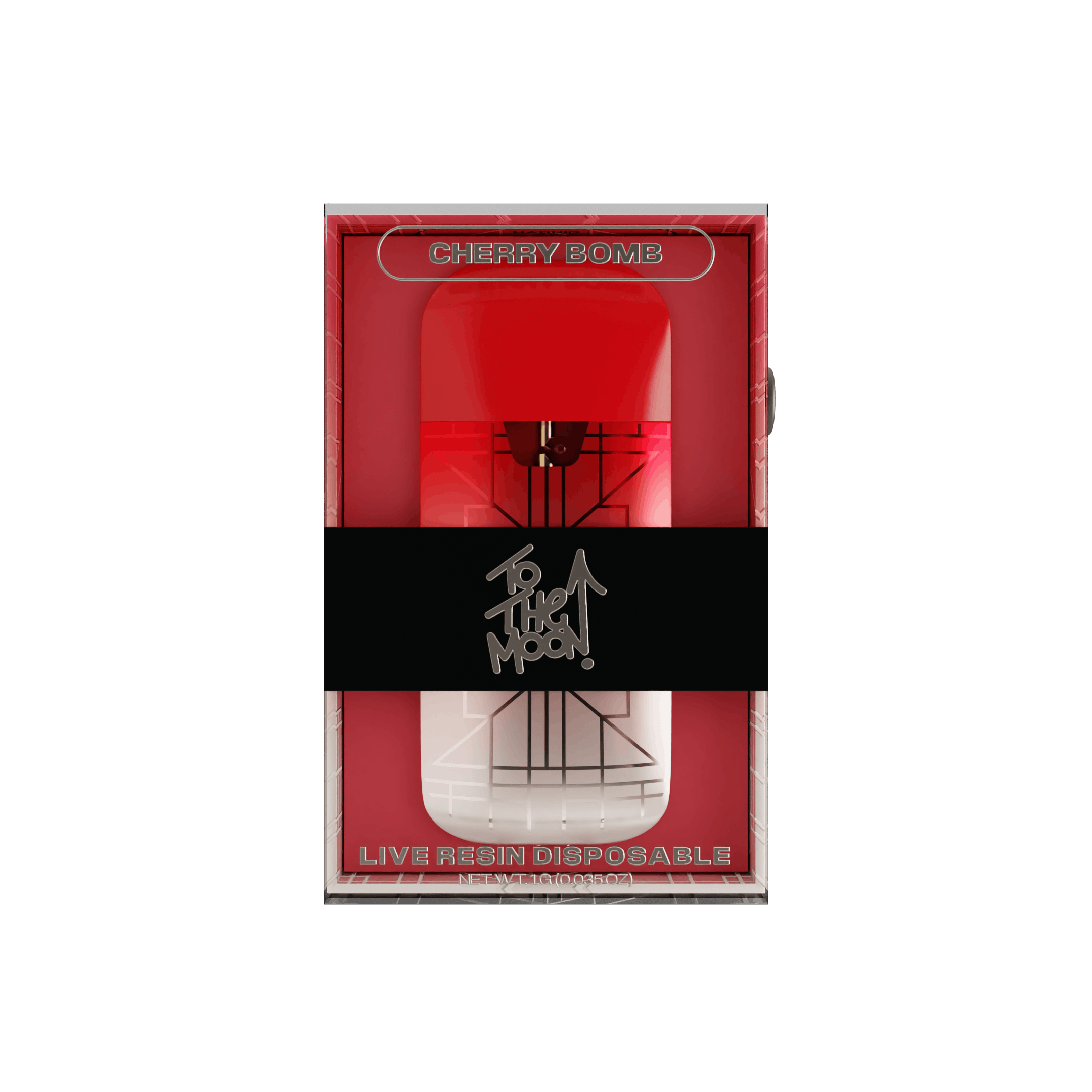 Cherry Bomb Live Resin Disposable 1g - To The Moon