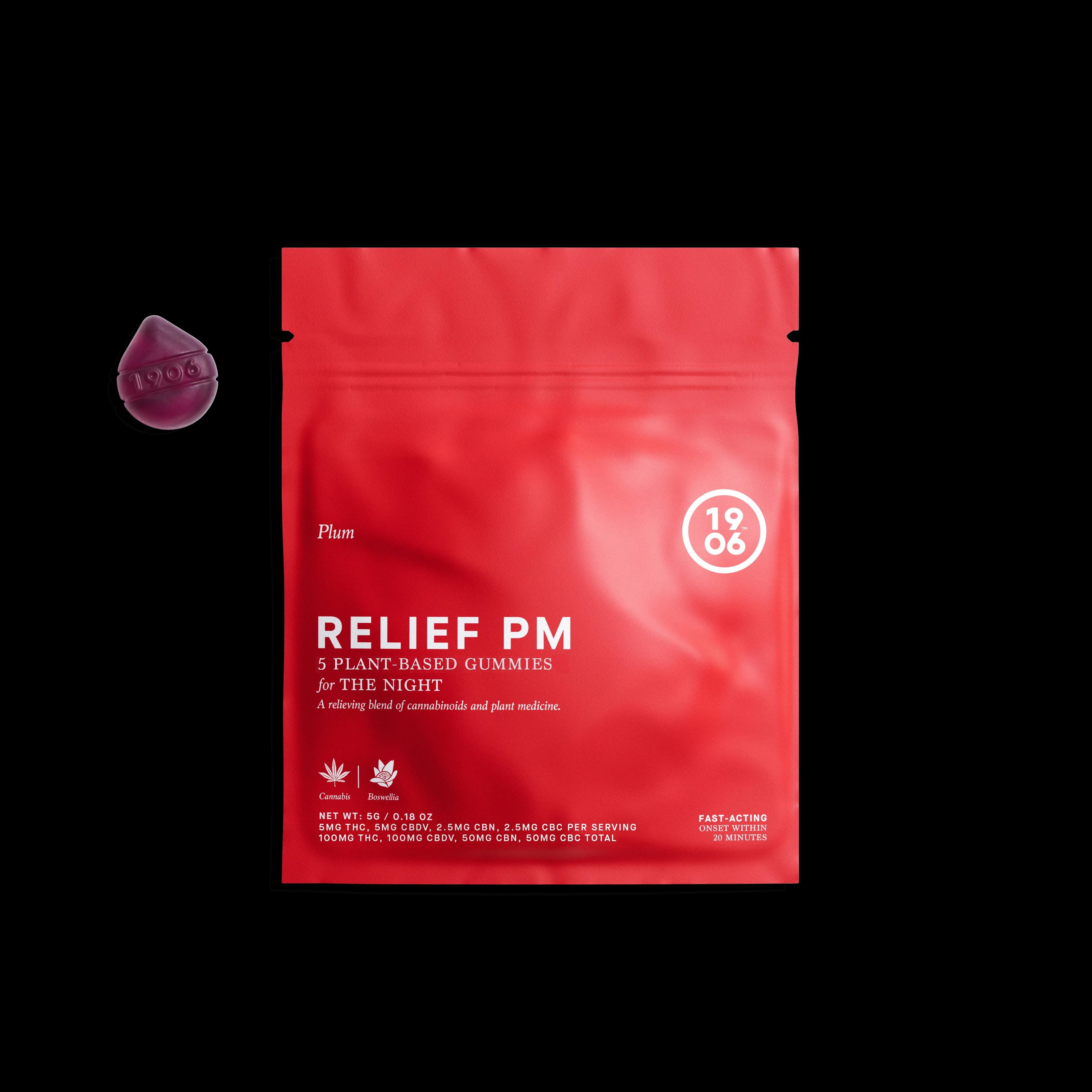 RELIEF PM for Pain [1 gummy per pouch] - (1906)