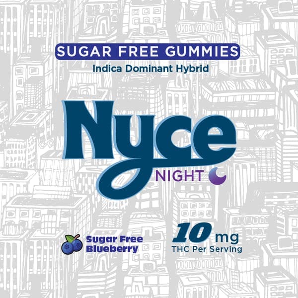 product image for Blueberry "Sugar Free" Live Rosin Gummies 10 pack 100mg