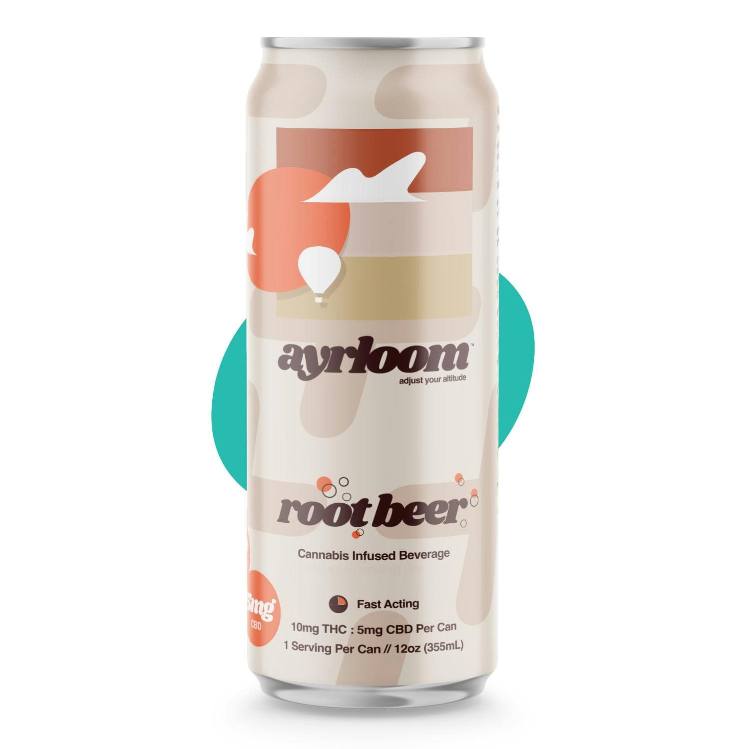 product image for Ayrloom Root Beer 2:1 10MG THC : 5MG CBD Singles