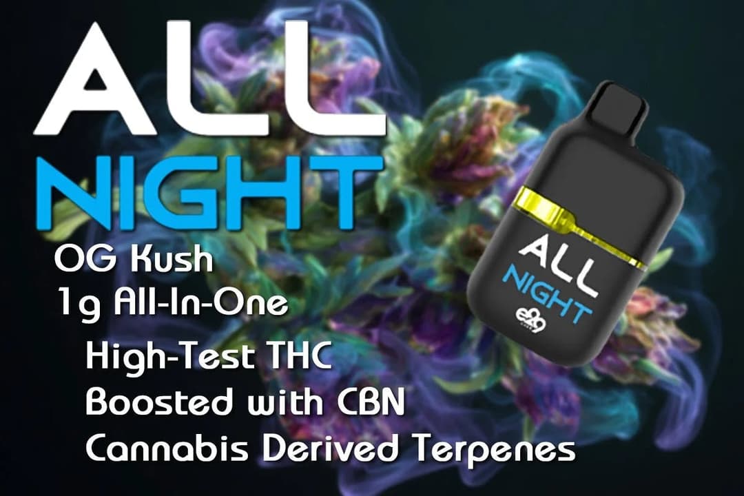 OG Kush "All Night" • Disposable Vape • 1g - e29 Labs | Treehouse Cannabis
