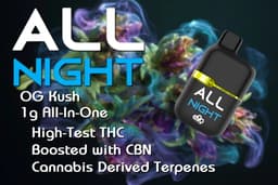 OG Kush "All Night" • Disposable Vape • 1g
