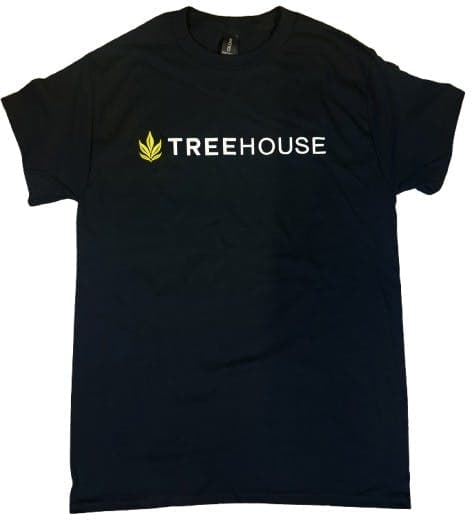 Treehouse Chest Logo Premium Heavy Cotton T-Shirt - Treehouse Cannabis | Treehouse Cannabis