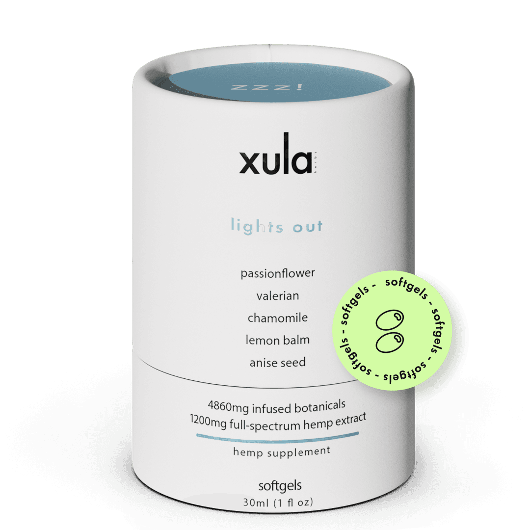 Lights Out (ZZZ) • 990mg CBD • 210mg CBN 120 Softgel Tablets - Xula Herbs | Treehouse Cannabis